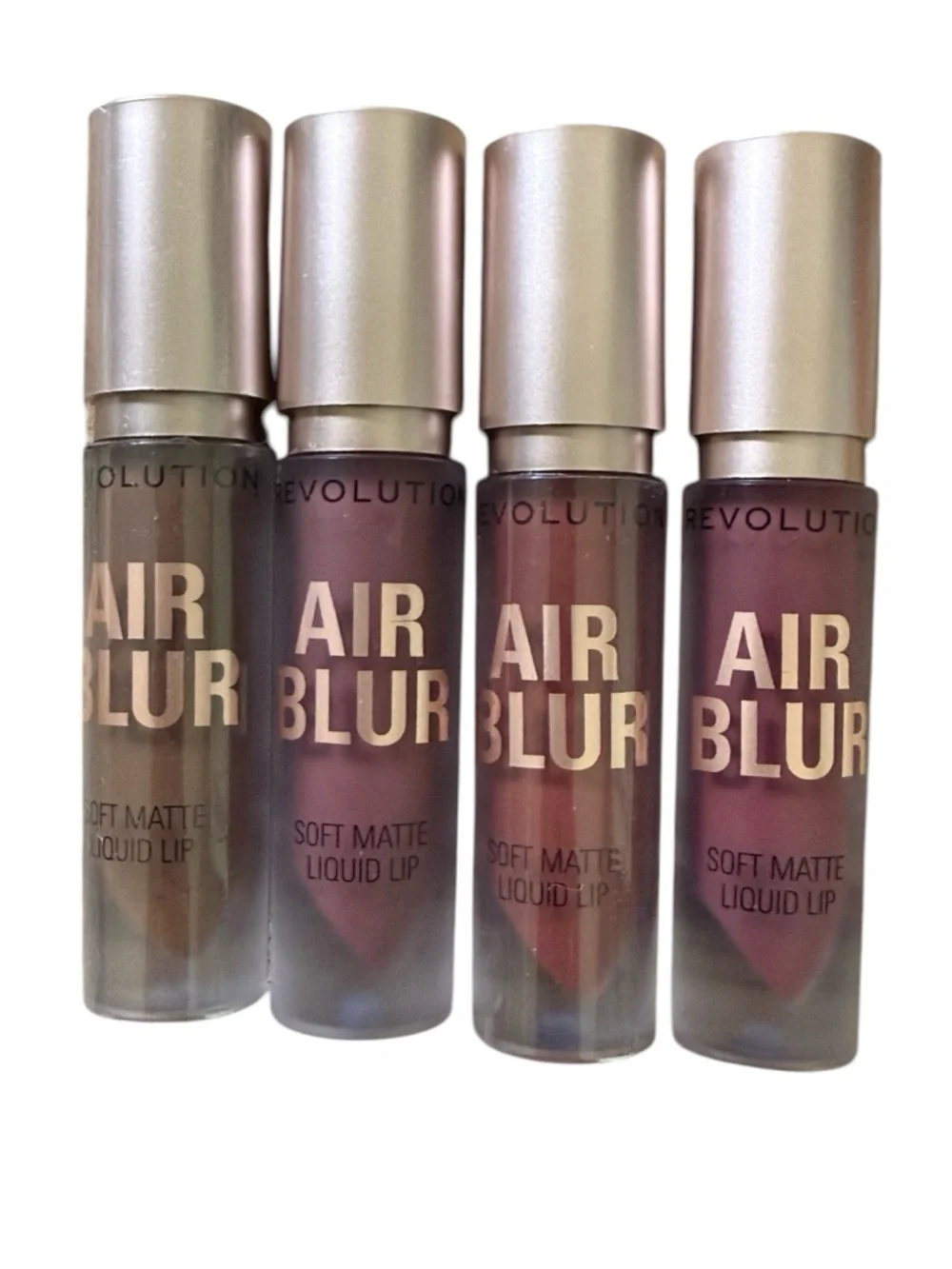 Revolution Beauty Air Blur Soft Matte 4 Liquid Lipstick Bundle Viral Cloud Lip